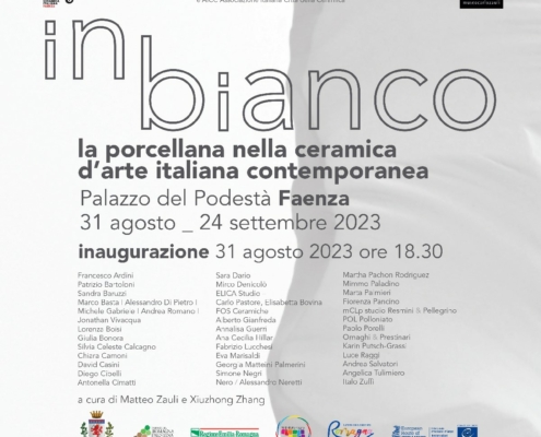 in bianco exhibition ceramics guerri